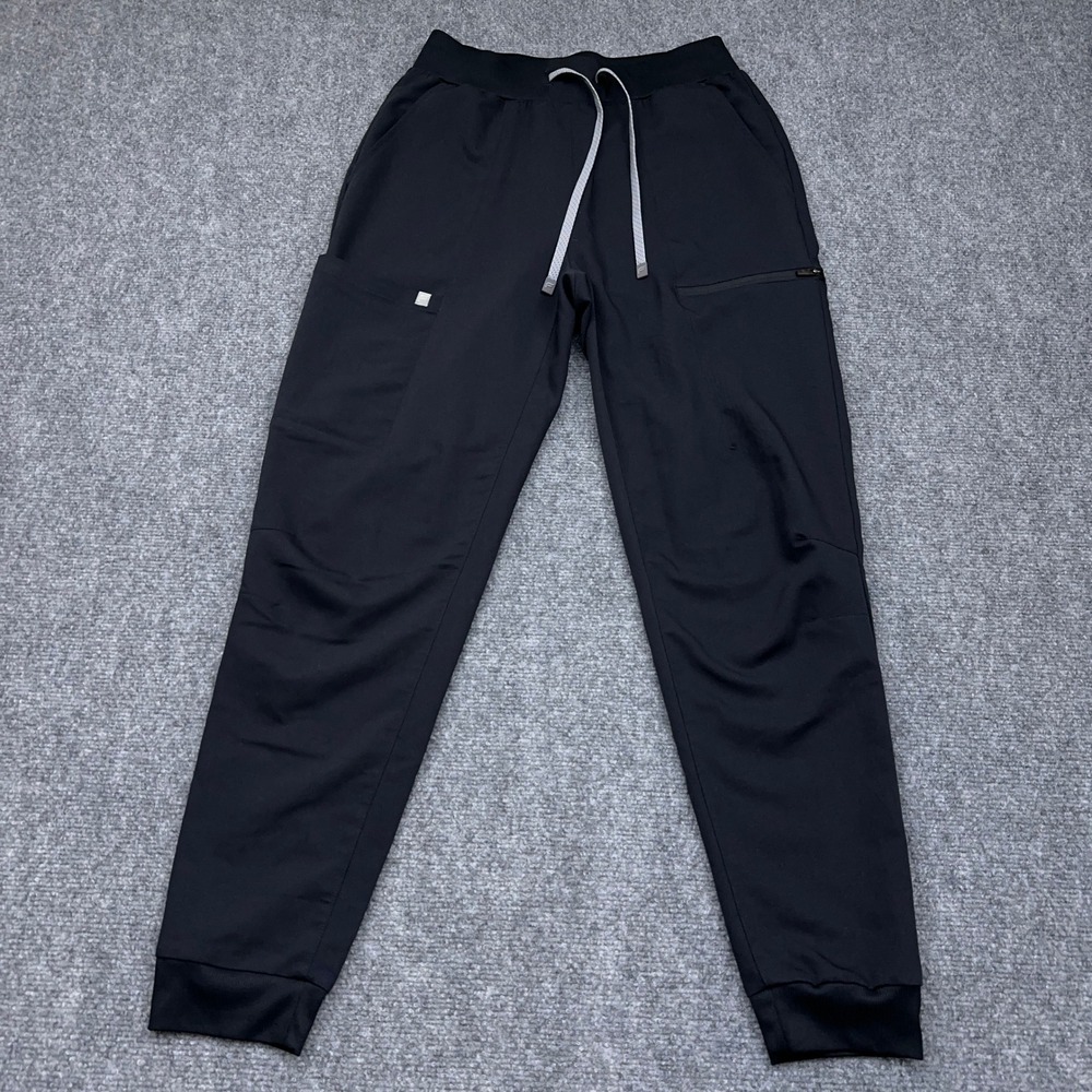 Fabletics On-Call Scrub Jogger Women's Small Black High-Rise Stretch Medical